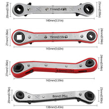 Load image into Gallery viewer, Maintenance Double-ended Square Ratchet Wrench