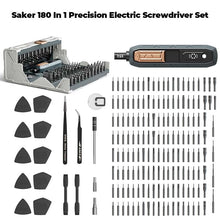 Load image into Gallery viewer, Saker 180 In 1 Precision Electric Screwdriver Set