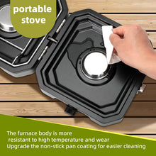 Load image into Gallery viewer, 2 Burner Propane Camping Stove with Grill