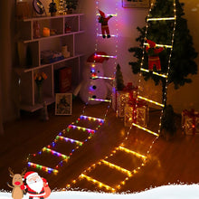 Load image into Gallery viewer, Santa Claus LED Ladder Light