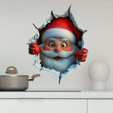 Load image into Gallery viewer, Santa Claus Wall Sticker Set
