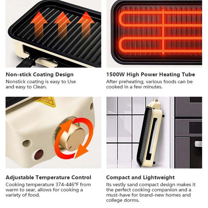 SAKER® Electric Indoor Grill