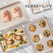 Load image into Gallery viewer, Sakerplus Nonstick Baking Sheet Pan Set