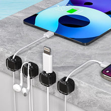 Load image into Gallery viewer, 6 Pack Magnetic Cord Organizer Holder