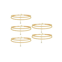 Load image into Gallery viewer, Women's Double Layered Anklet