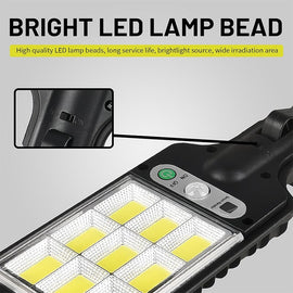 Sakerplus Solar Street Lights Outdoor Security Set