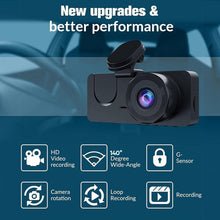 Load image into Gallery viewer, HD triple-lens driving recorder