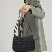 Load image into Gallery viewer, Solid Color Fashionable Multi-pocket Zipper Crossbody Bag