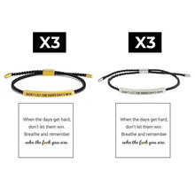 Load image into Gallery viewer, Inspire Bracelet - DONT LET THE HARD DAYS WIN
