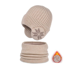 Load image into Gallery viewer, Winter Beanie Hat Scarf Sets Warm Knit Hat
