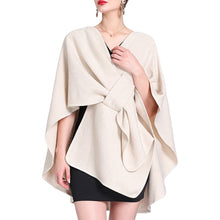 Load image into Gallery viewer, Women's Solid Color Cape Shawl