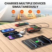 Load image into Gallery viewer, Sakerplus Wireless Portable 30000 Solar Charger Power Bank