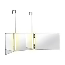 Load image into Gallery viewer, Expandable Tri-Fold Hanging Mirror