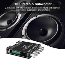 Load image into Gallery viewer, 2.1 Channel Audio Receiver Power Amplifier Module