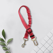 Load image into Gallery viewer, Adjustable Elastic Dog Seat Belt