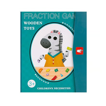 Load image into Gallery viewer, Montessori Magnetic Book Fraction Puzzle For Children