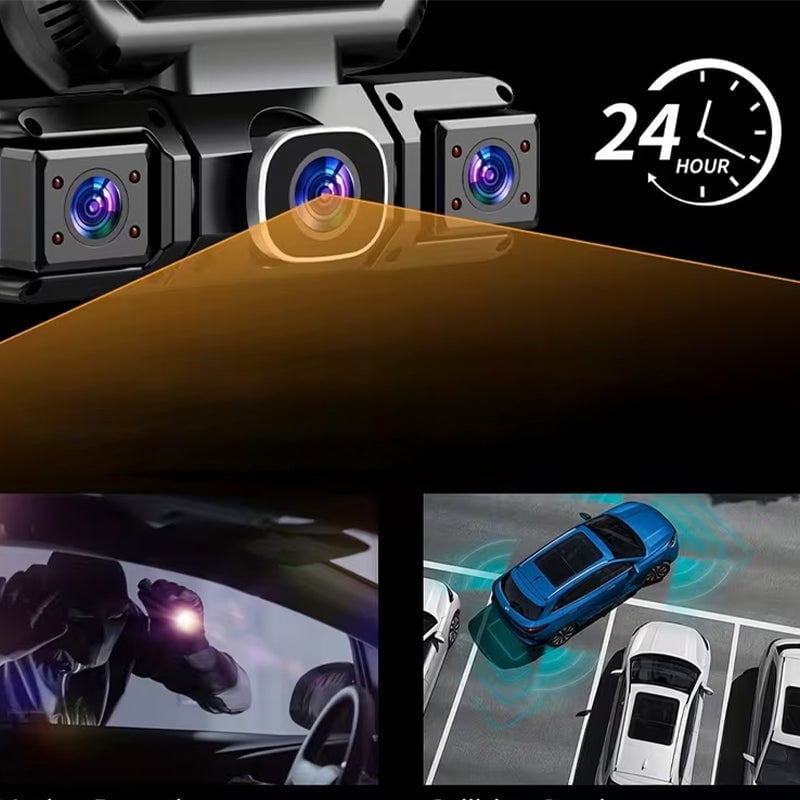 Aless™  3.0-inch Quad-Recording Dashcam
