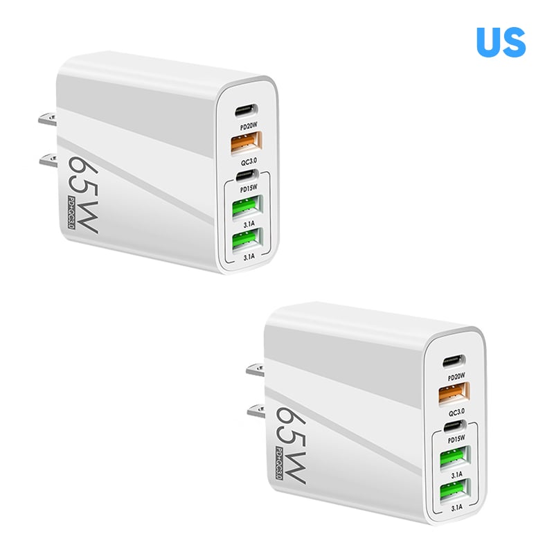 【Sale】Multi Port Adaptor 65W Fast Charger - US Standard