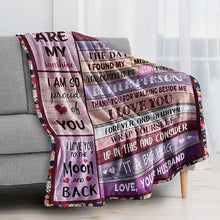 Load image into Gallery viewer, To My Wife Blanket – Romantic Gift from Husband