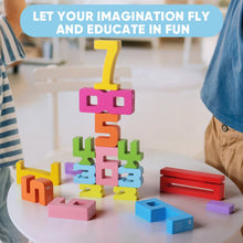 Load image into Gallery viewer, Montessori-Inspired Wooden Number Blocks – Unlock Your Child’s Potential!