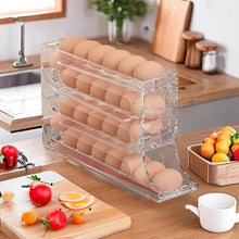 Load image into Gallery viewer, 4-Tier Sliding Egg Storage Box