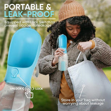 Load image into Gallery viewer, Sakerplus Portable Dog Water Bottle
