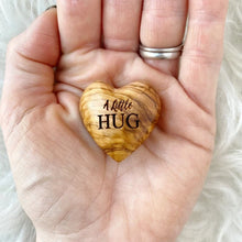 Load image into Gallery viewer, Pocket Hug Wooden Heart Token