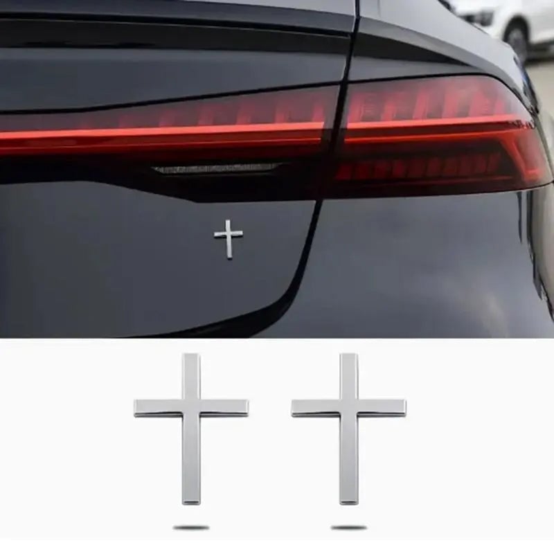 3D Cross Sticker