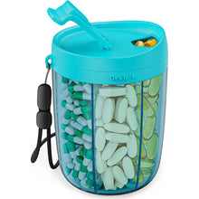 Load image into Gallery viewer, Multi-Compartment 7-Day Pill Organizer