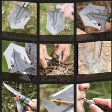 Load image into Gallery viewer, Multi-Purpose Camping Survival Shovel