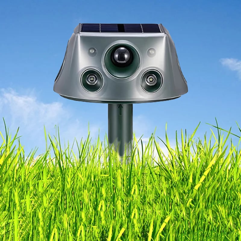 Ultrasonic Solar Animal Repeller