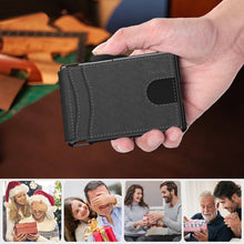 Load image into Gallery viewer, Men's Business Style Pu Leather Card Slots for AirTag