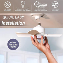 Load image into Gallery viewer, Ceiling Fan with Remote &amp; LED Light