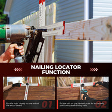 Load image into Gallery viewer, Accurate Hole Position Marker - 4 in 1 Drilling Positioning Ruler
