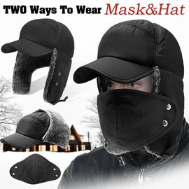 Sakerplus® Unisex windproof & warm & ear protection & face protection hat