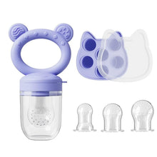 Load image into Gallery viewer, Baby Food Fruit Feeder &amp; Breastmilk Popsicle Mold Set