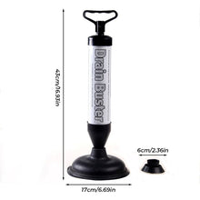 Load image into Gallery viewer, High-Pressure Toilet Plunger Set with Dual Suction Cups