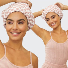 Load image into Gallery viewer, Satin Lined Luxury Shower Cap
