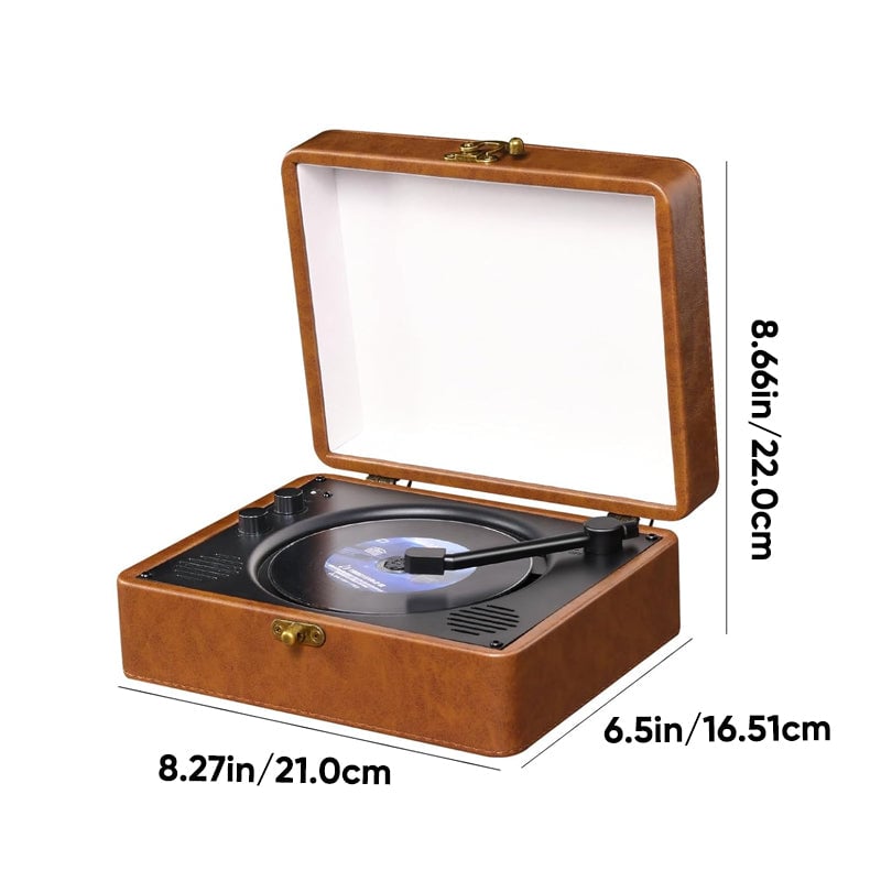 Aless™ Portable Retro CD Bluetooth Music Player