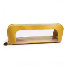Load image into Gallery viewer, Portable Transparent Window Storage Bag (Yellow + Pink + Off White)