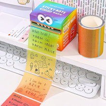 Load image into Gallery viewer, Colorful Self-Adhesive Pull-Out Memo Pads