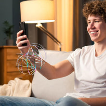 Load image into Gallery viewer, Spinning Spiral Fidget Bracelet