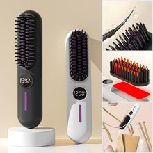 Load image into Gallery viewer, Portable Cordless Straightener Brush