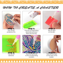 Load image into Gallery viewer, Creative DlY Coaster Diamond Arts