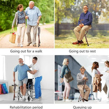 Load image into Gallery viewer, Foldable Walking Stick Chair