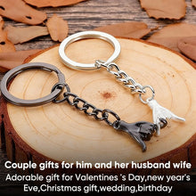 Load image into Gallery viewer, Couple Hand-Holding Creative Keychain Set