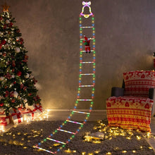 Load image into Gallery viewer, Santa Claus LED Ladder Light