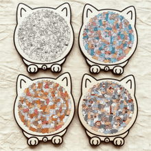 Load image into Gallery viewer, 135-Teiliges Katzenförmiges Holzpuzzle