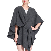 Load image into Gallery viewer, Women's Solid Color Cape Shawl