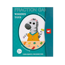 Load image into Gallery viewer, Montessori Magnetic Book Fraction Puzzle For Children